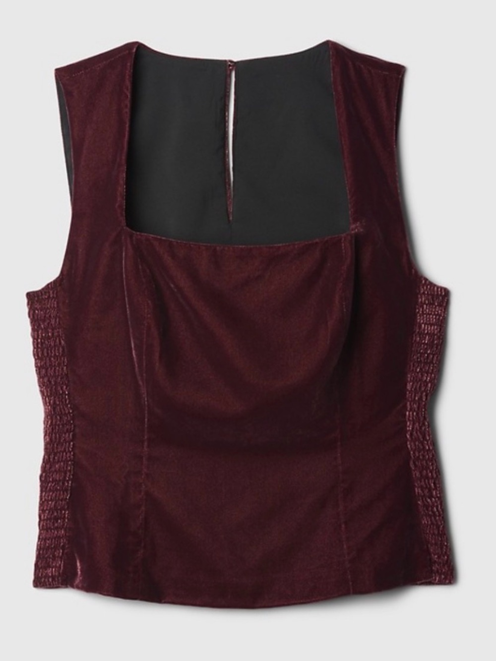 NWT✨ GAP Recycled Velvet Squareneck top